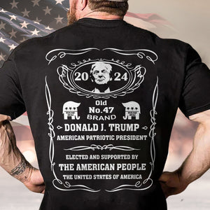 Donald J. Trump American Patriotic President Back Shirt HA75 64074