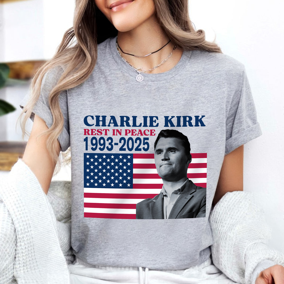 Charlie Kirk Rest In Peace 1993-2025 America Bright Shirt LM32 65529