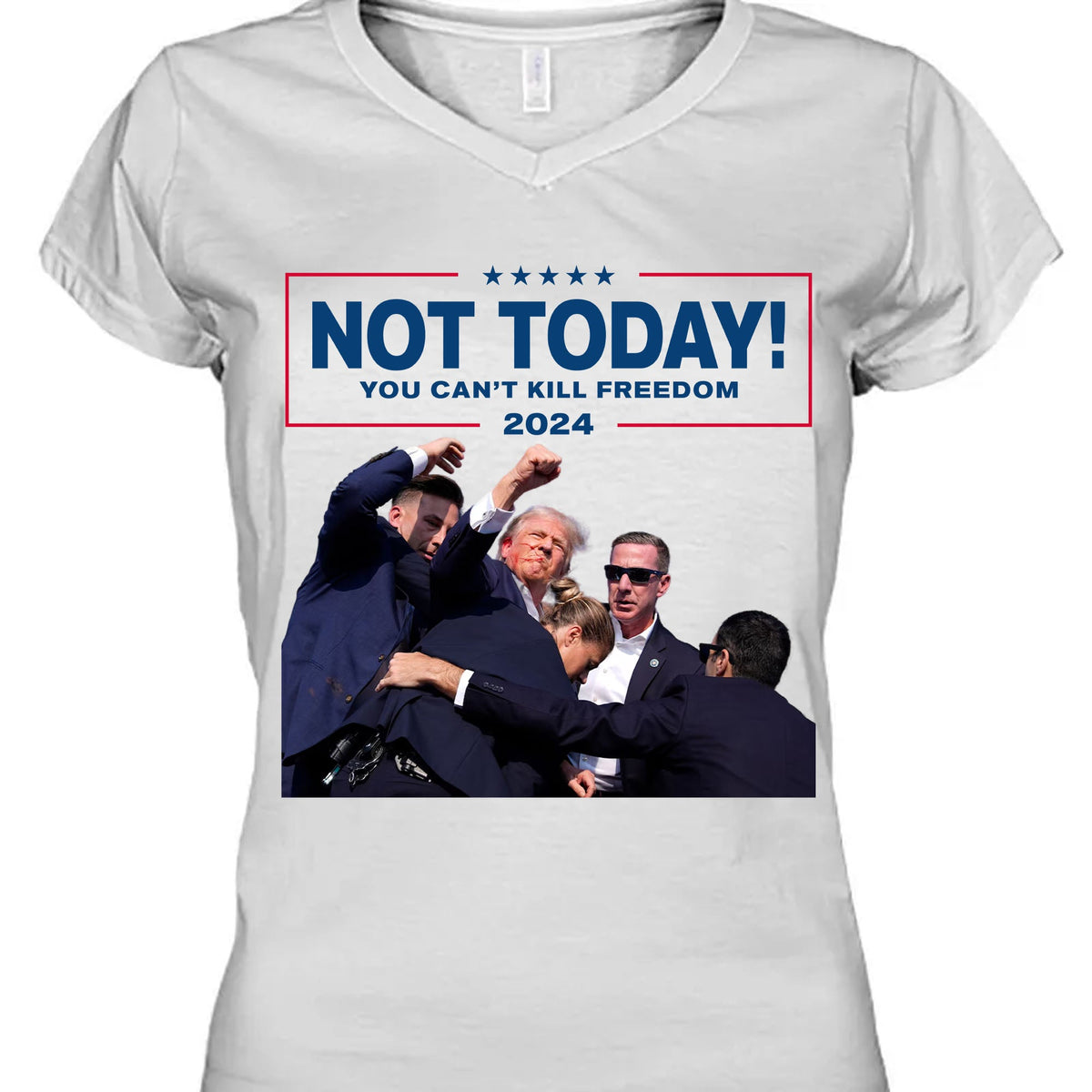 Not Today You Can't K**l Freedom | Trump Fi**t Shirt | Donald Trump Shirt Bright C1109 - GOP