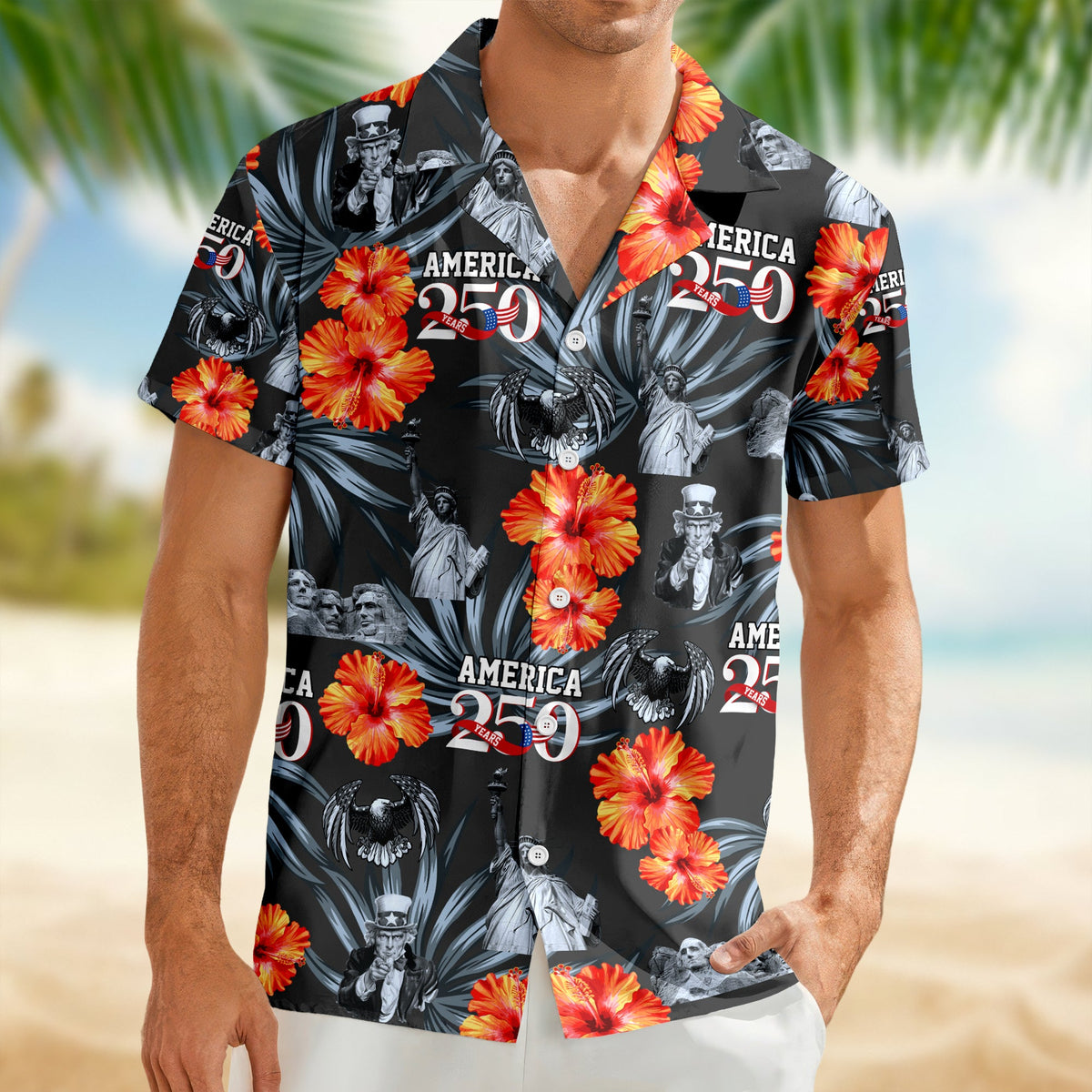 Personalized American 250th Anniversary Hawaiian Shirt HO82 901198