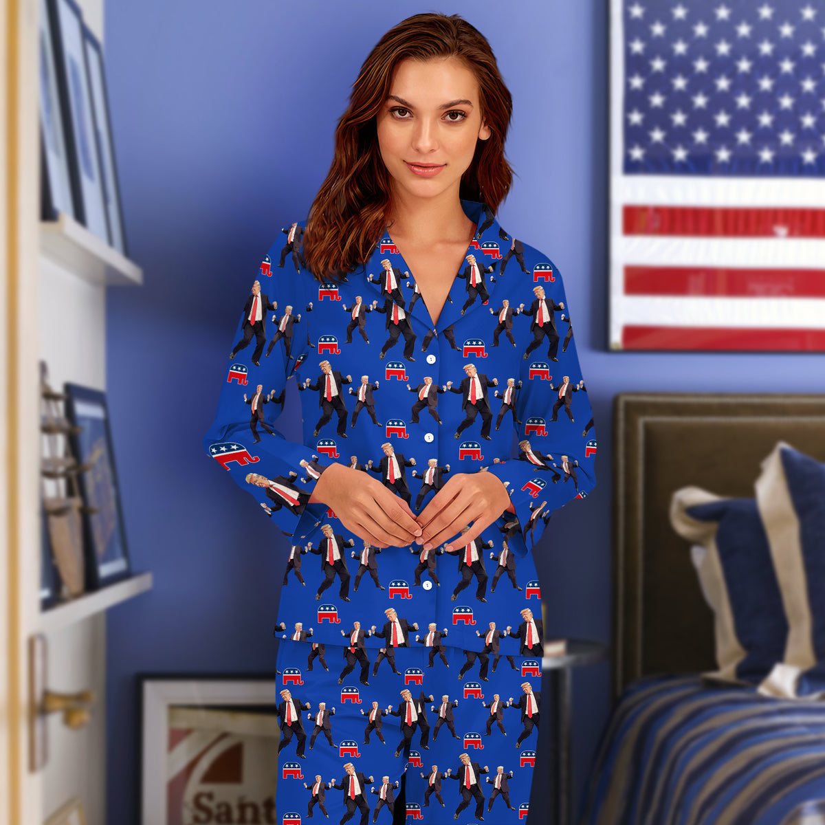 Trump Dancing Victory Pajamas Funny Gift For Trump Lovers N304 HA75 67138