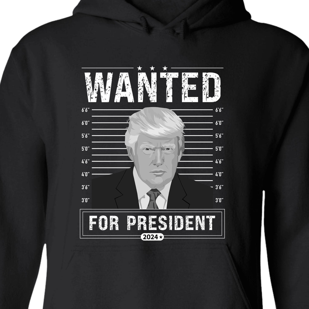 Wanted For President Shirt | Donald Trump Homage Shirt | Donald Trump Fan Tees C902 - GOP