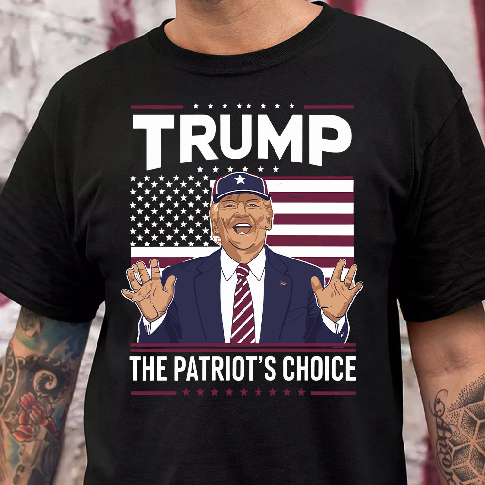 Trump The Patriot's Choice Dark Shirt HA75 62720