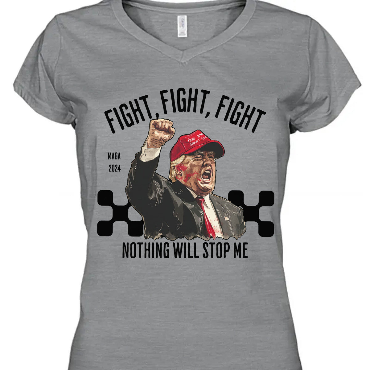 Nothing Will Stop Me | Trump Fi**t 2024 Shirt Pennsylvania Rally | Shirt Bright C1117 - GOP