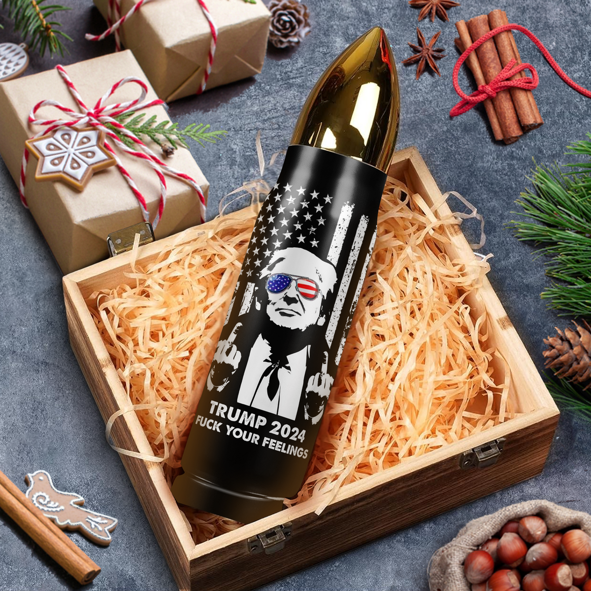 President Donald Trump Middle Finger B-Tumbler DM01 62997