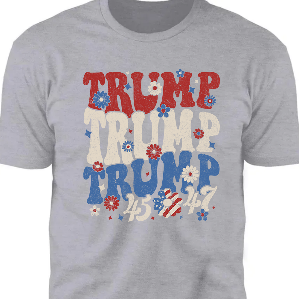 Trump Girl Red White Blue 47 Shirt N369 62467