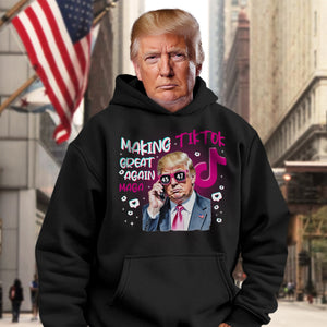 Trump Save Tiktok - Making TikTok Great Again Dark Shirt CH07 67298