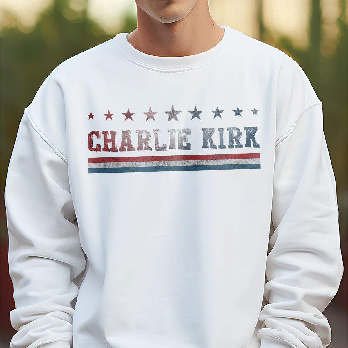 RIP American Charlie Kirk Patriot Memorial Bright Shirt - RWB Zone