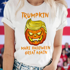 Trumpkin Make Halloween Great Again Trump 2024 Bright Shirt HA75 63410