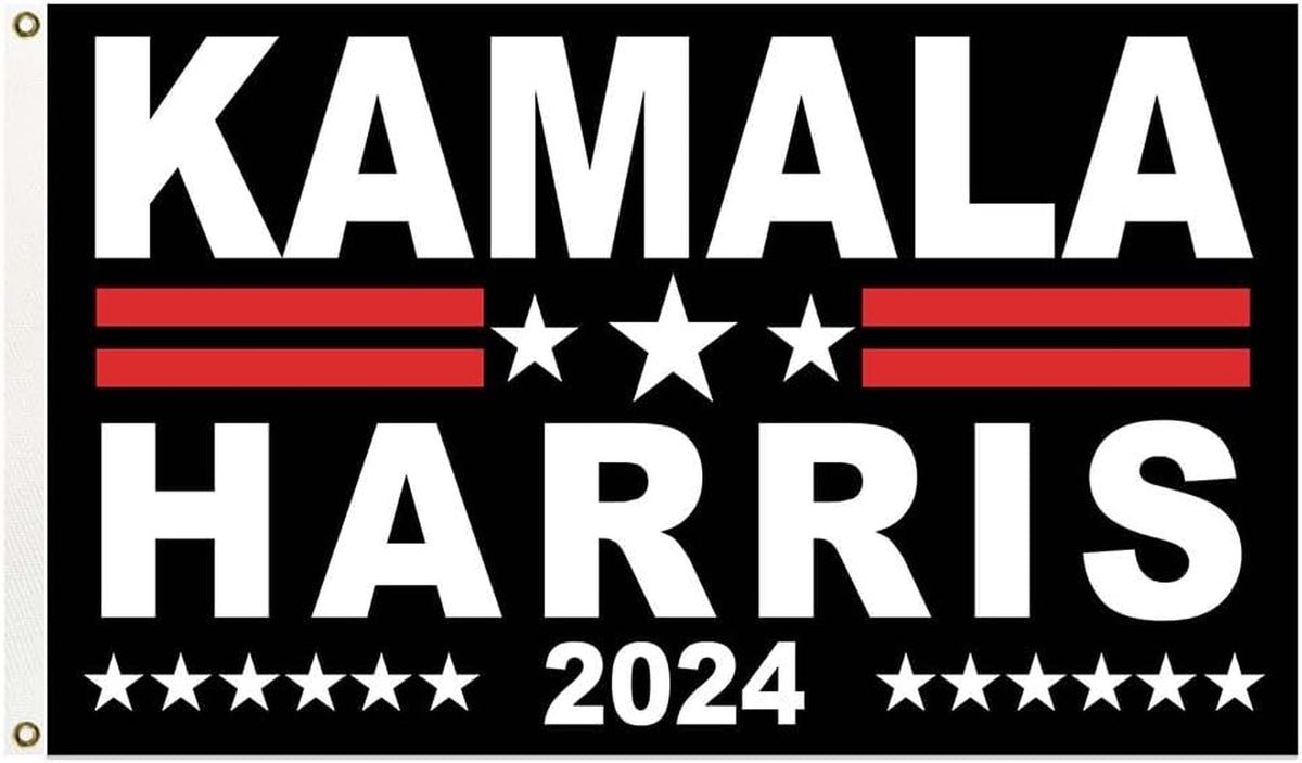 3X5 Ft Kamala Harris for the People Kalama Harris for President Vivid Color Kamala Yard Sign 2024 President Flag Truck Flag