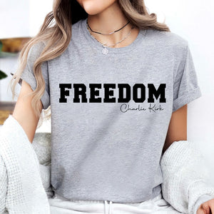 Freedom Charlie Kirk Bright Shirt HA75 64538