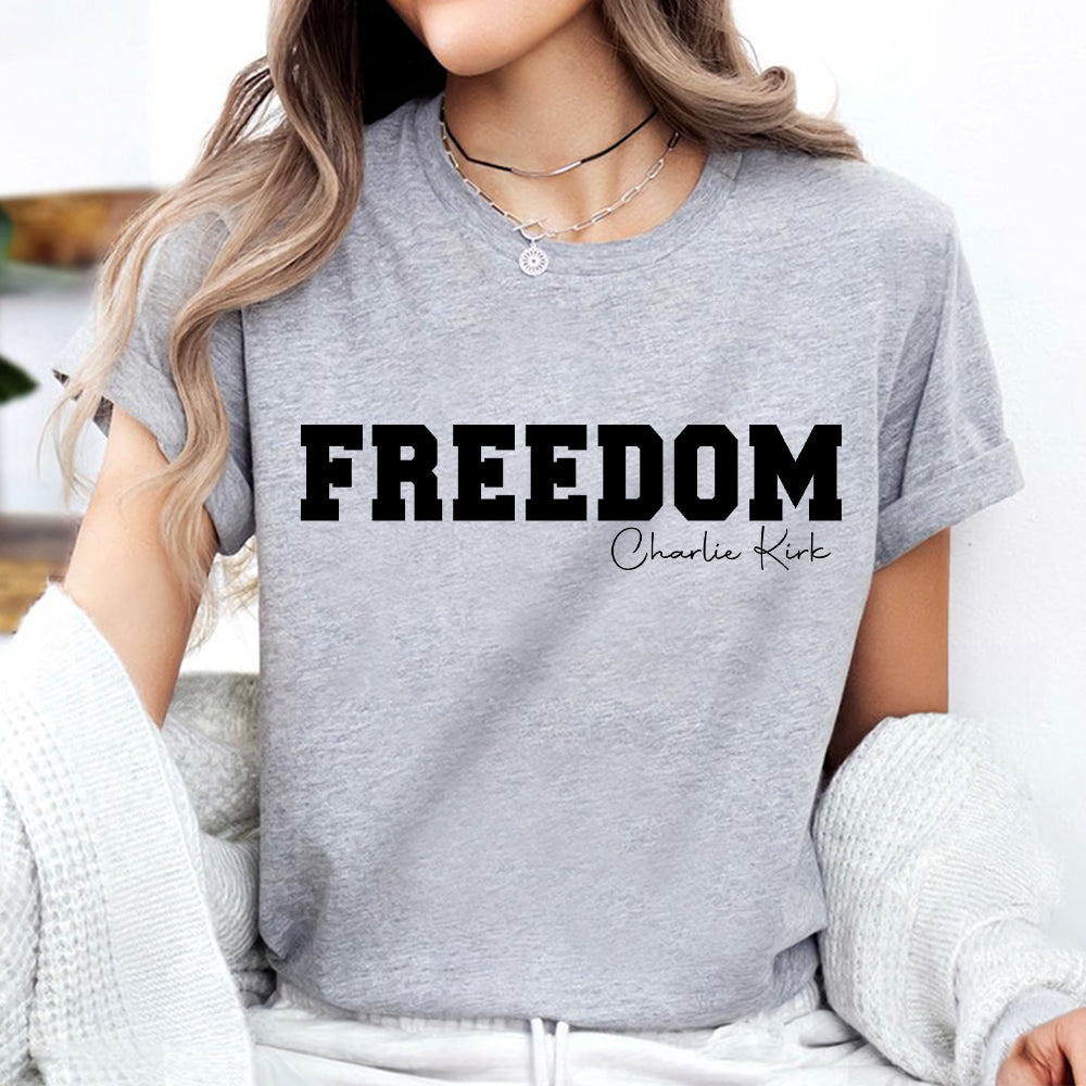 Freedom Charlie Kirk Bright Shirt HA75 64538