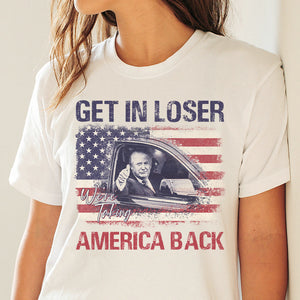 Custom Photo Get In L*ser America Back Shirt TA29 62469