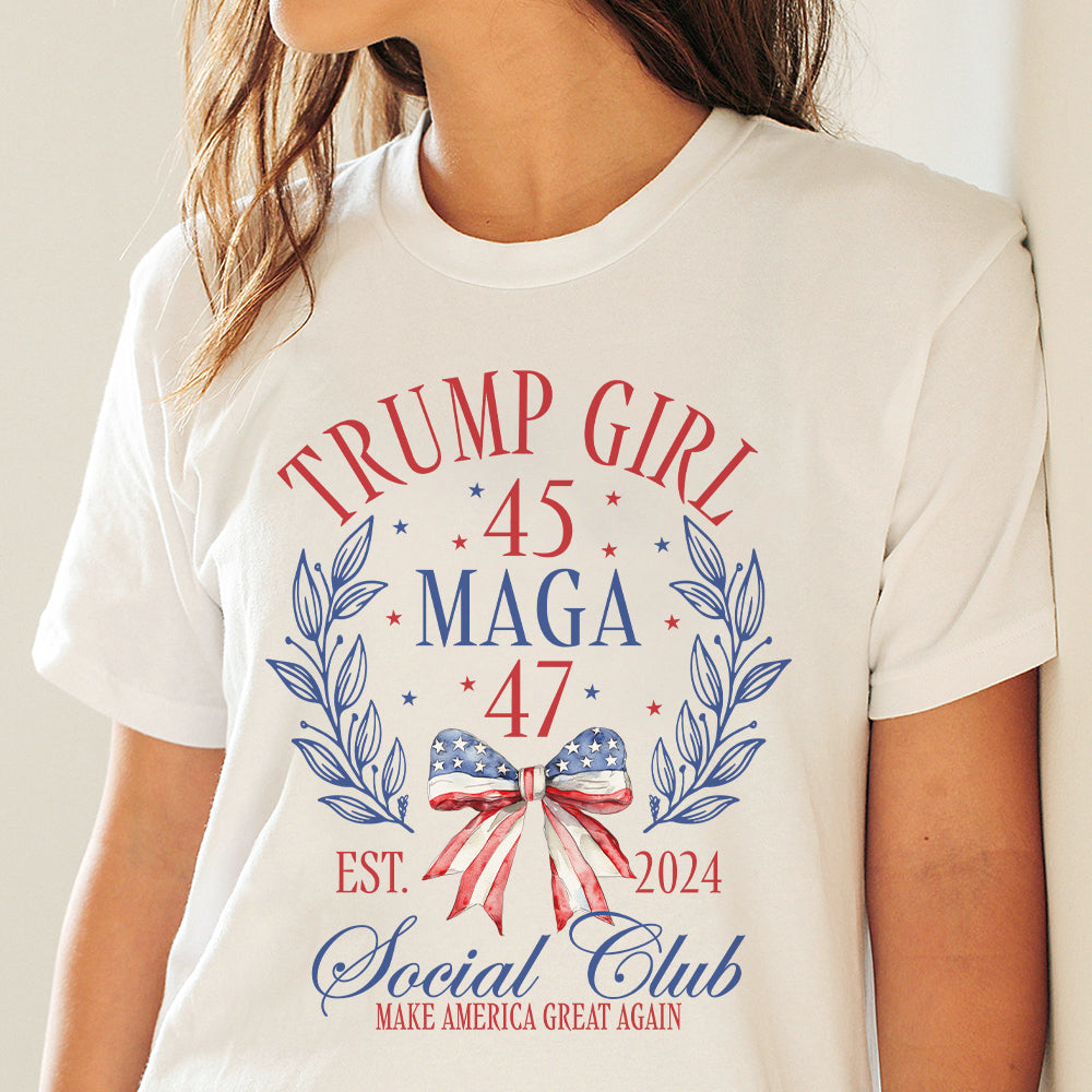 Trump Girl 45 47 Maga Shirt TH10 N304 62719