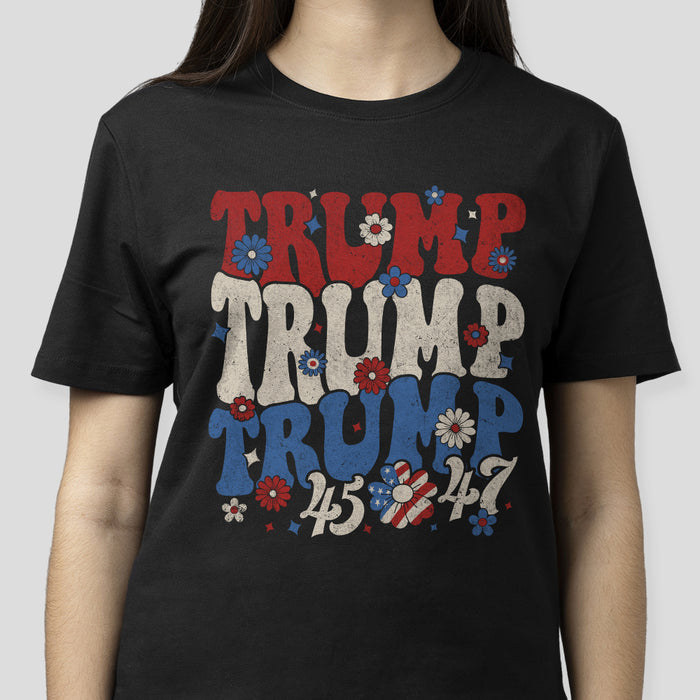 Trump Girl Red White Blue 47 Shirt N369 62467