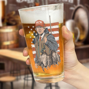 Trump Fishing Beer Glass TH10 63589