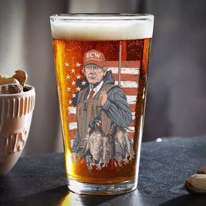 Trump Fishing Beer Glass TH10 63589