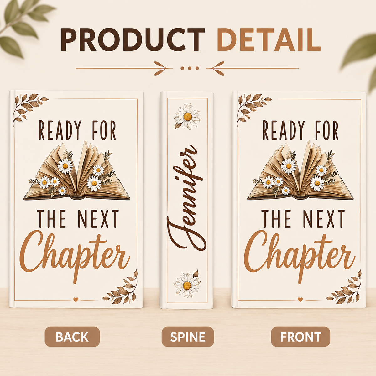 Custom Wedding A Love Story Toile De Jouy Ceramic Book Vase Bridal Shower Gift, Engagement Gift CH07 180122