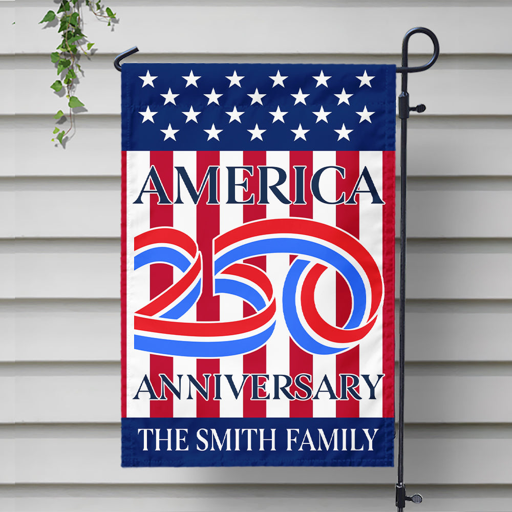 America 250th Anniversary Personalized Garden Flag HA75 897536