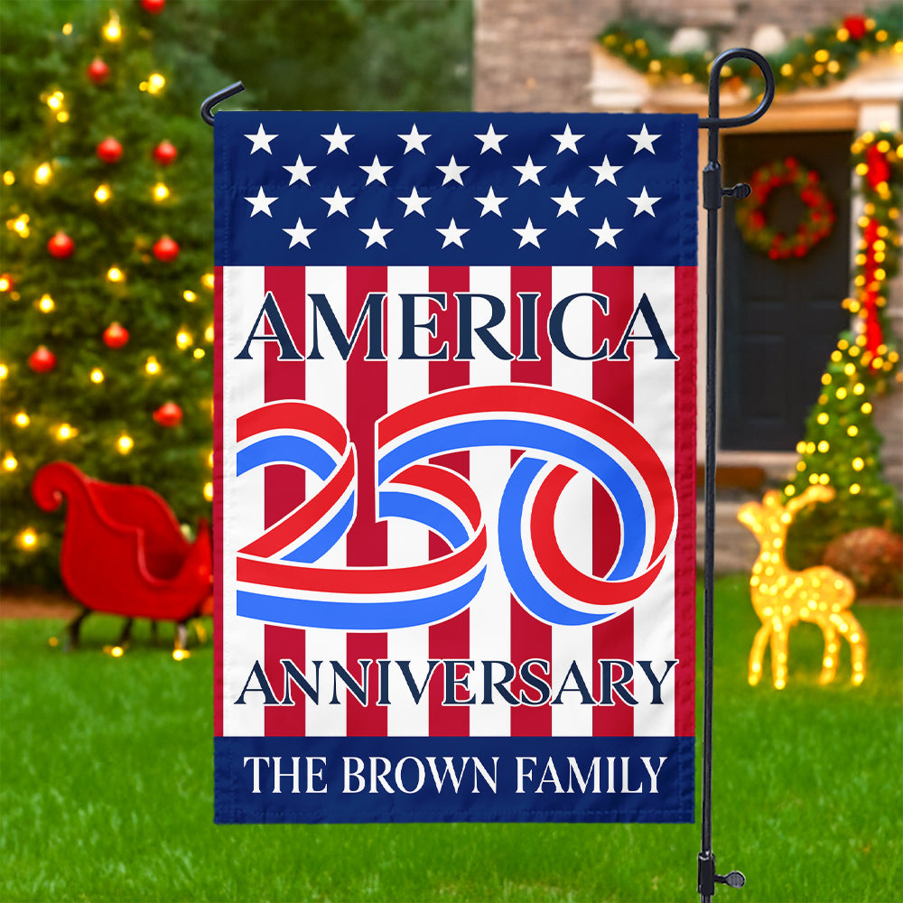 America 250th Anniversary Personalized Garden Flag HA75 897536