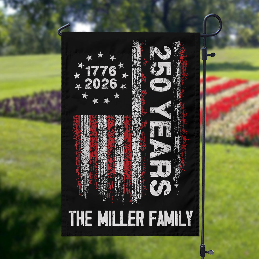 America 250th Birthday US Flag 250 Years We The People Garden Flag HA75 897390