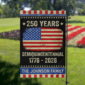 Celebrate 250th Anniversary United States Semiquincentennial Garden Flag Gift for Family HO82 894770