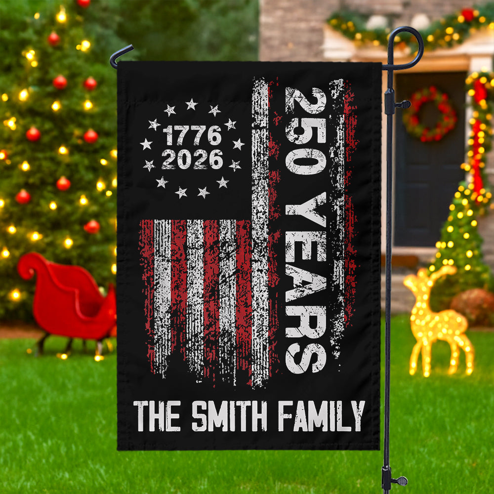 America 250th Birthday US Flag 250 Years We The People Garden Flag HA75 897390