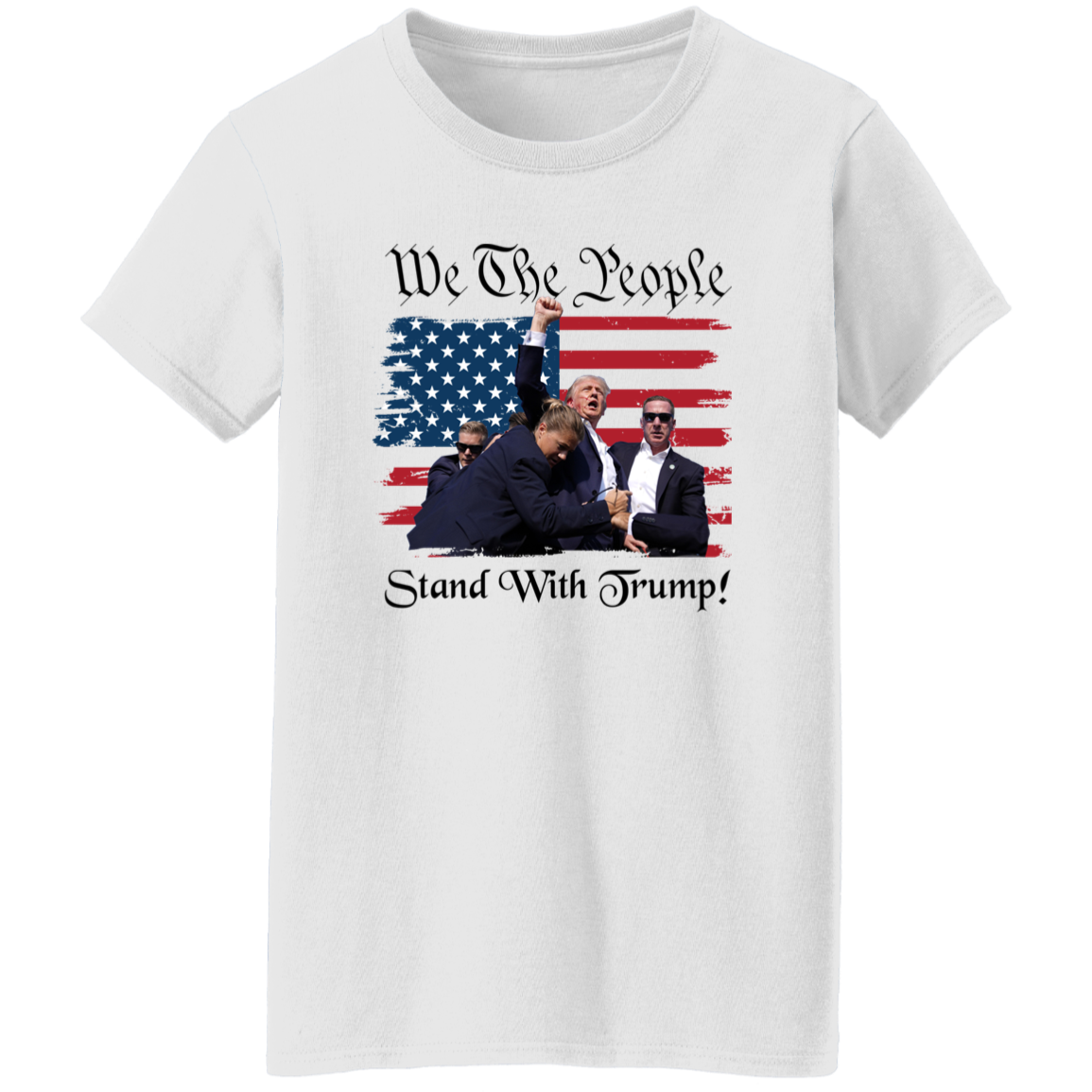 We The People Stand With Trump Bright Shirt HA75 63314