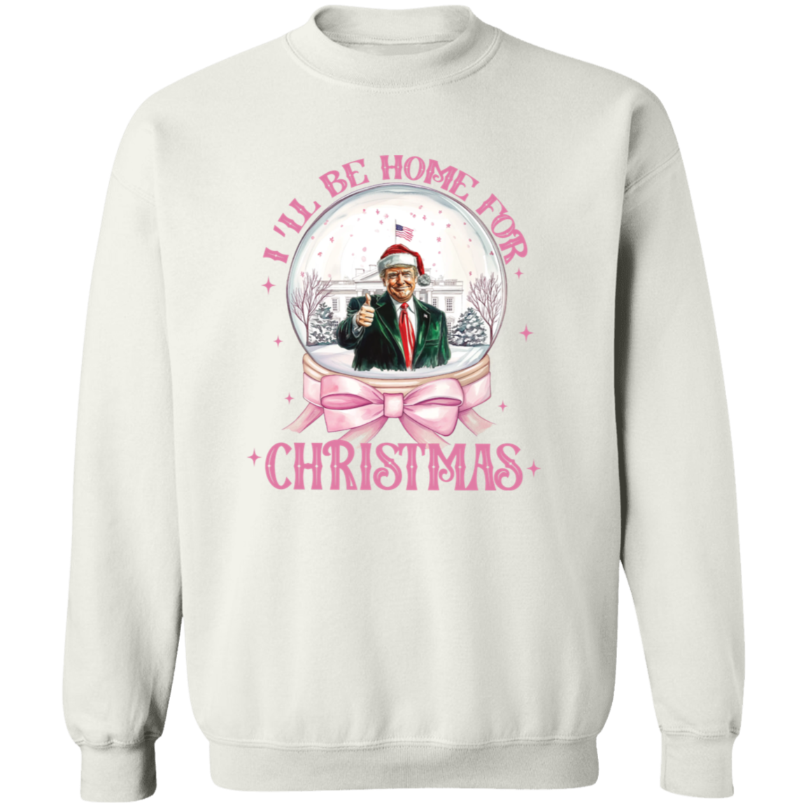 I'll Be Home For Christmas Donald Trump Shirt HA75 63646