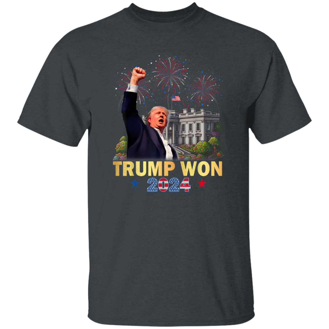 Trump Won Donald Trump US President 47th Shirt HO82 65280