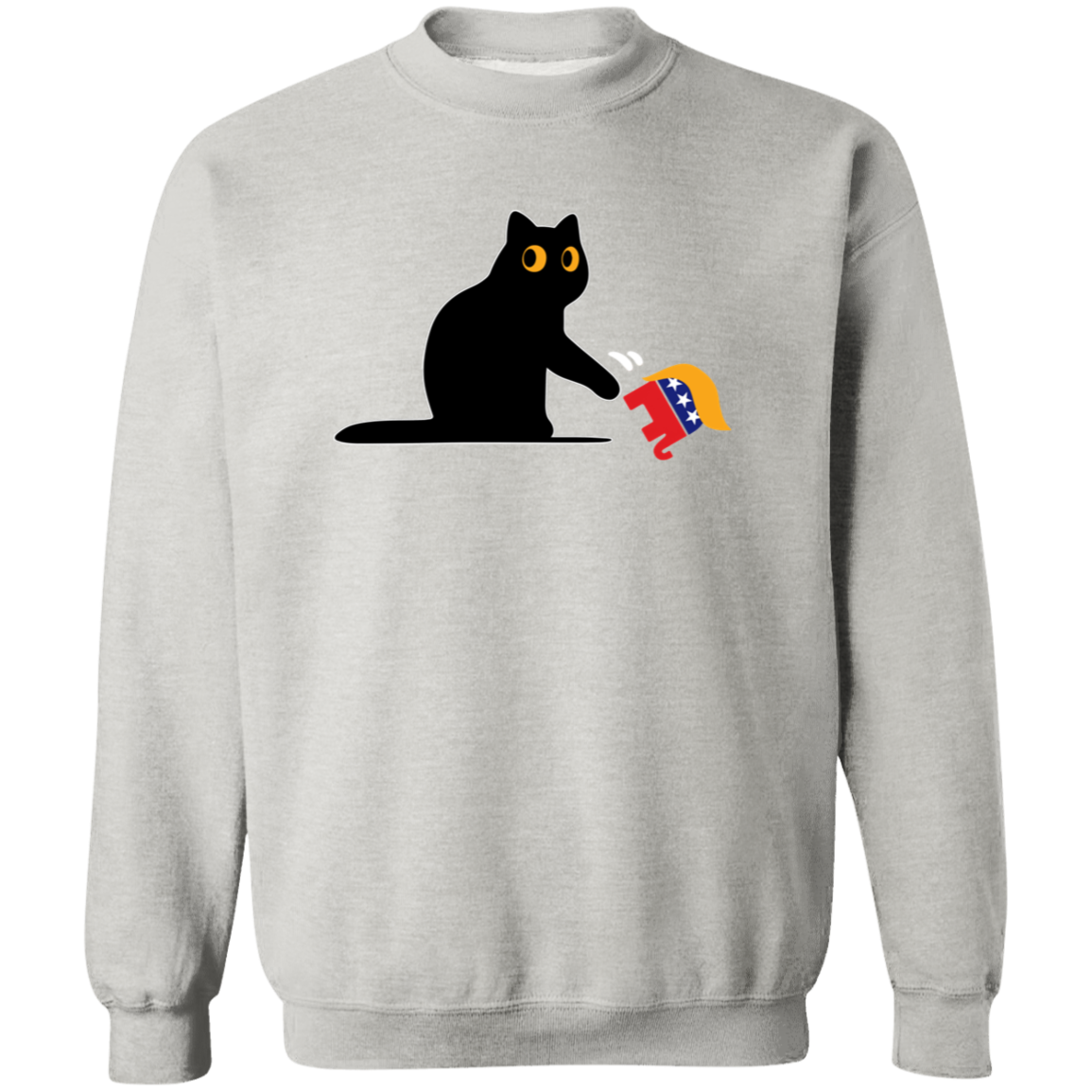 Kamala Harris 2024 Victory Black Cat vs. GOP Elephant Shirt HA75 63448