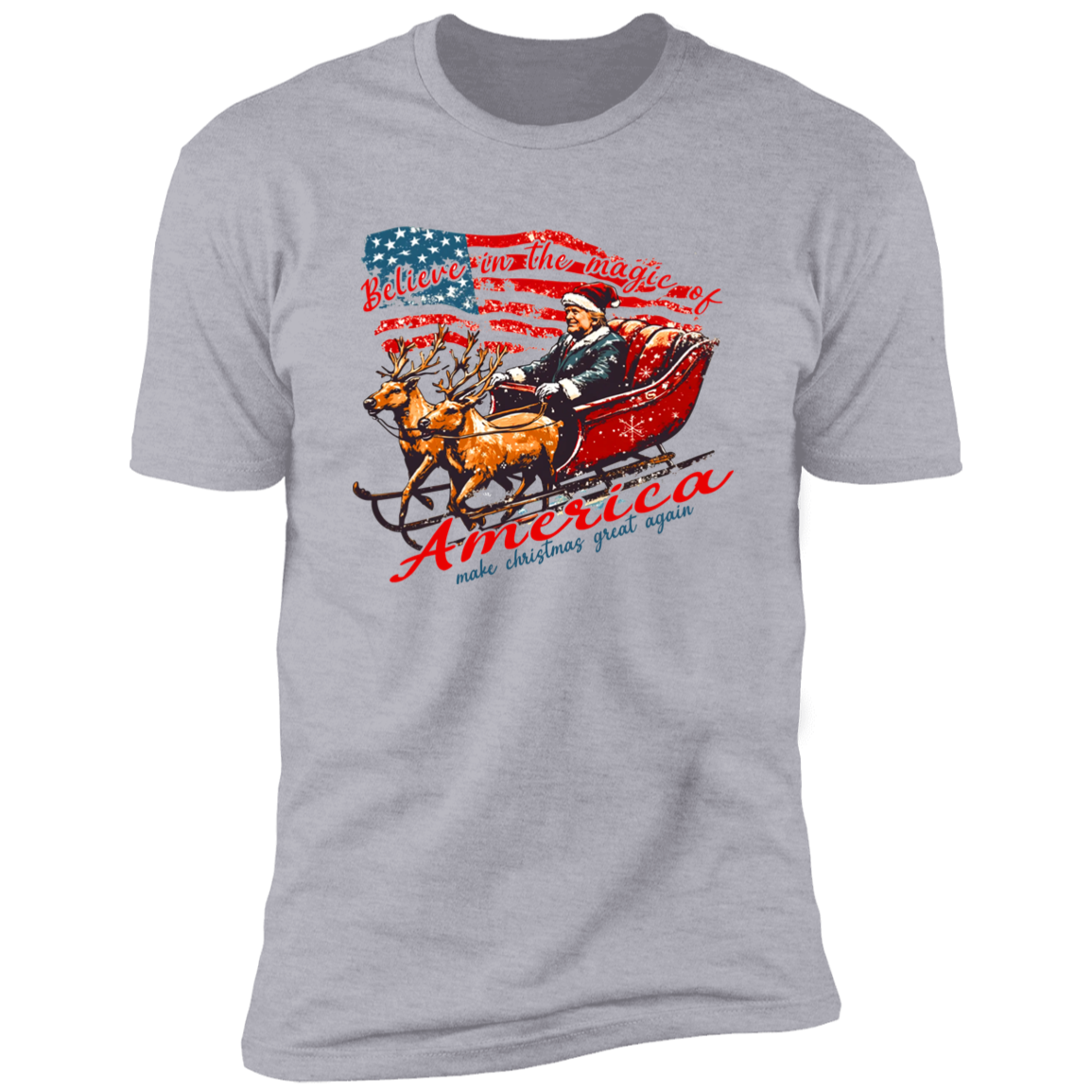 Believe The Magic Of America Trump Santa Bright Shirt HO82 65246
