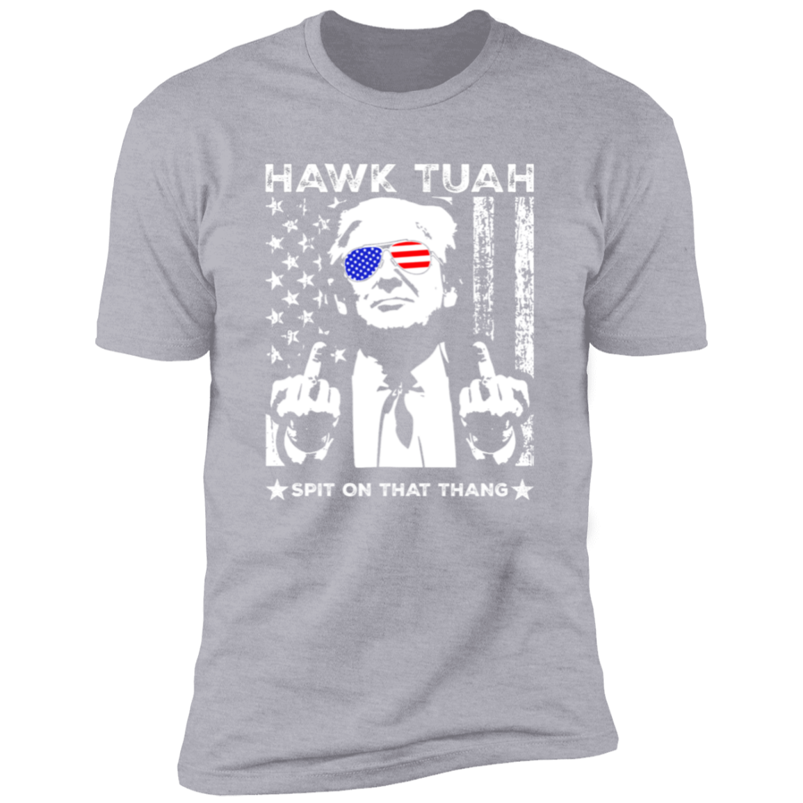 Hawk Tuah Spit On That Thang Trump Shirt TH10 62925