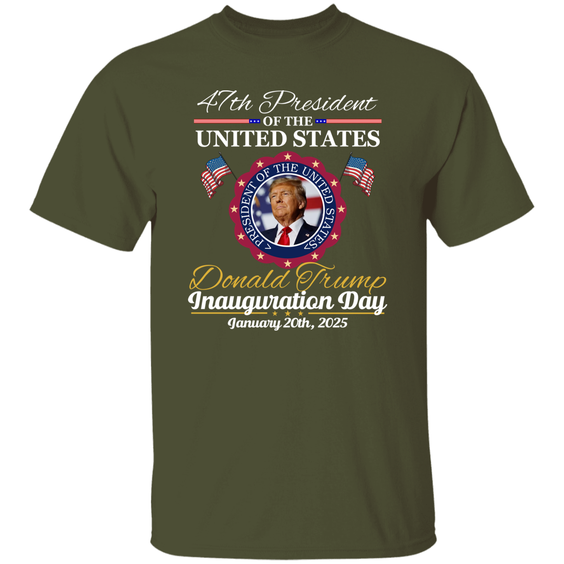 Donald Trump Presidential Inauguration Day 2025 Dark Shirt HA75 67120