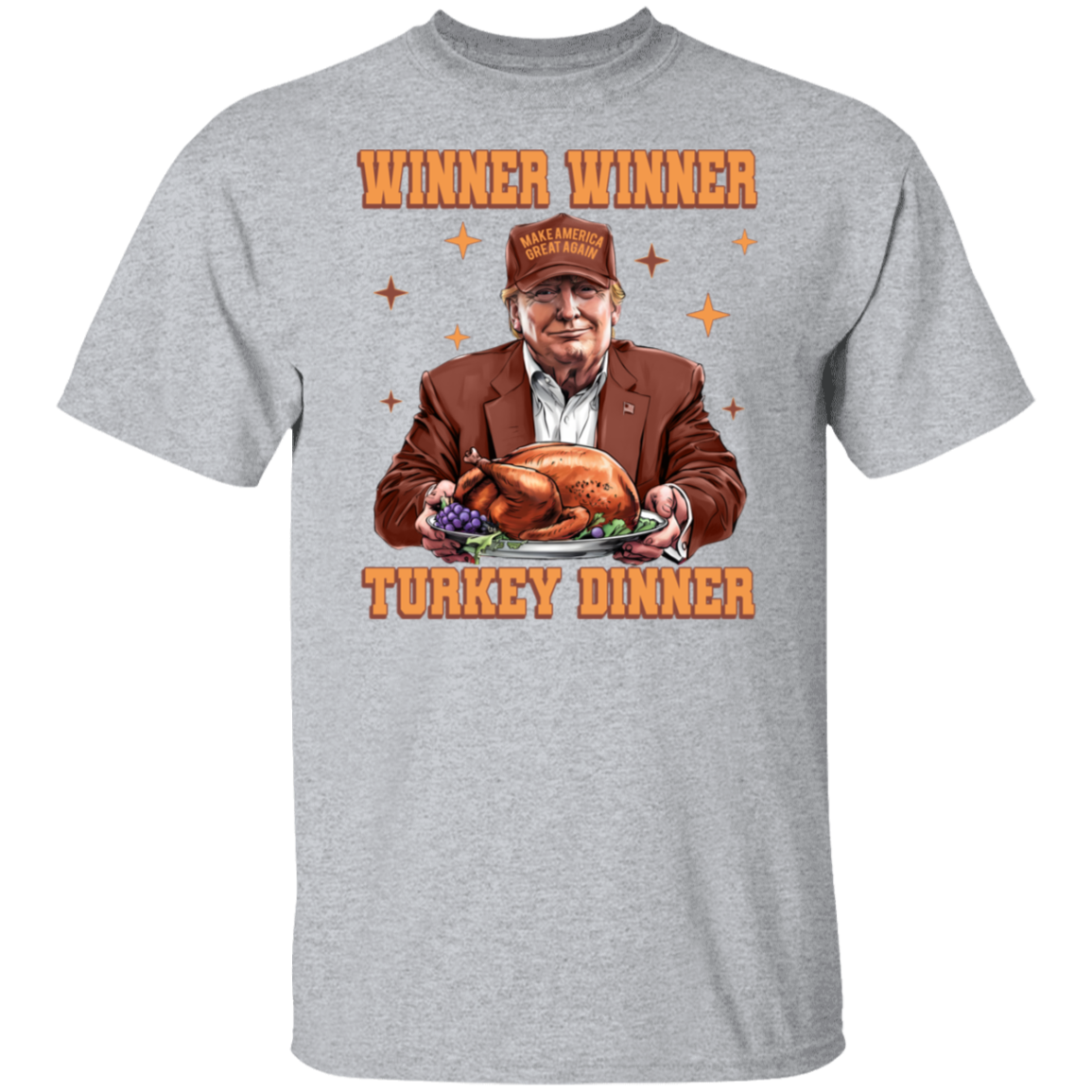 Trump Great Again Winner Turkey Dinner Bright Shirt LM32 63913