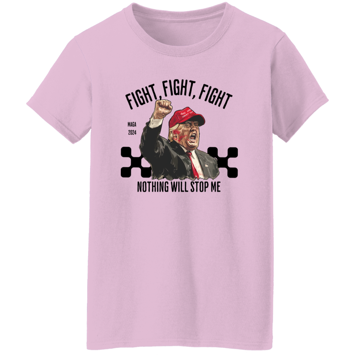 Fi**t Fi**t Fi**t Nothing Will Stop Me Donald Trump Shirt TH10 63039