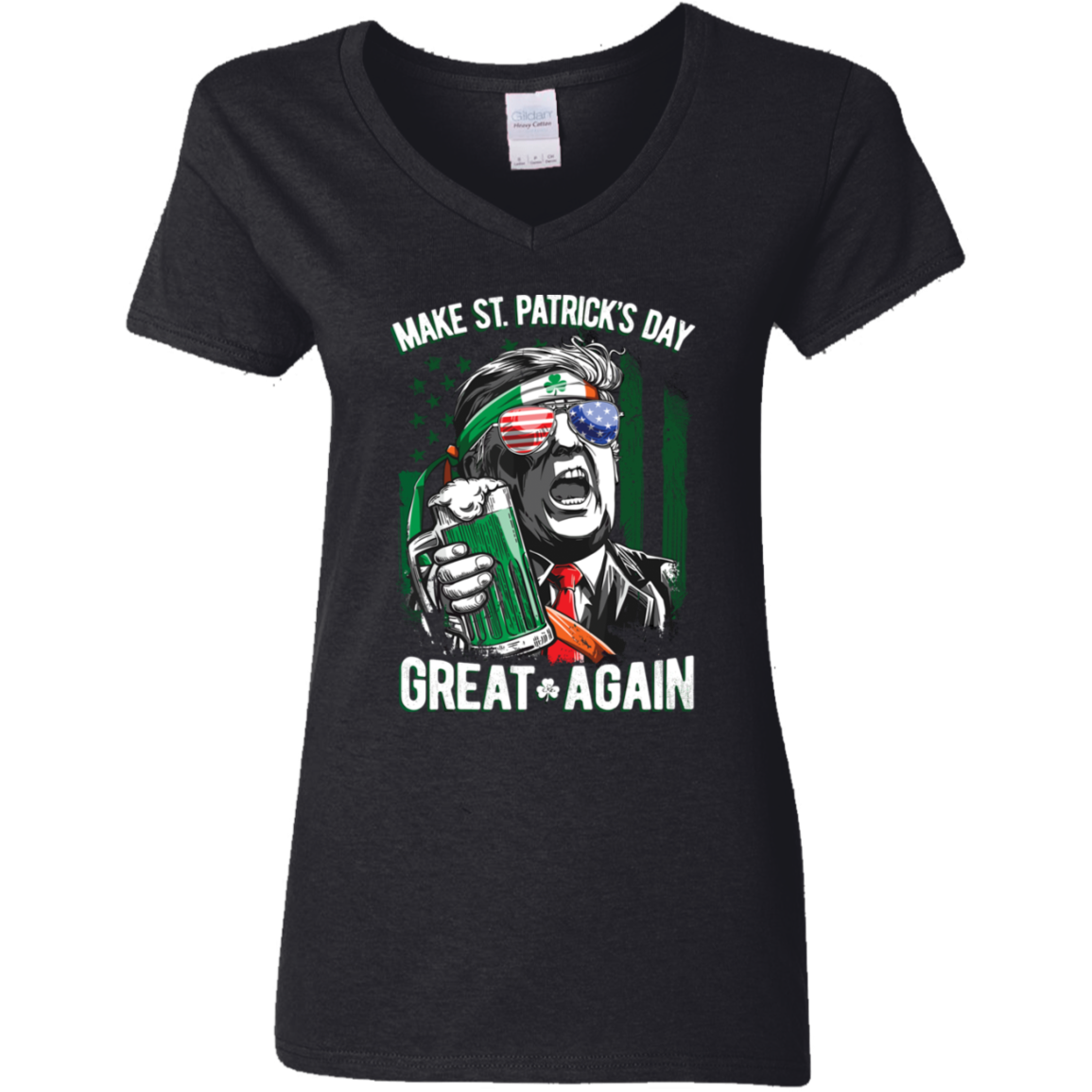 Trump Make St Patrick's Day Great Again Dark Shirt LM32 65111