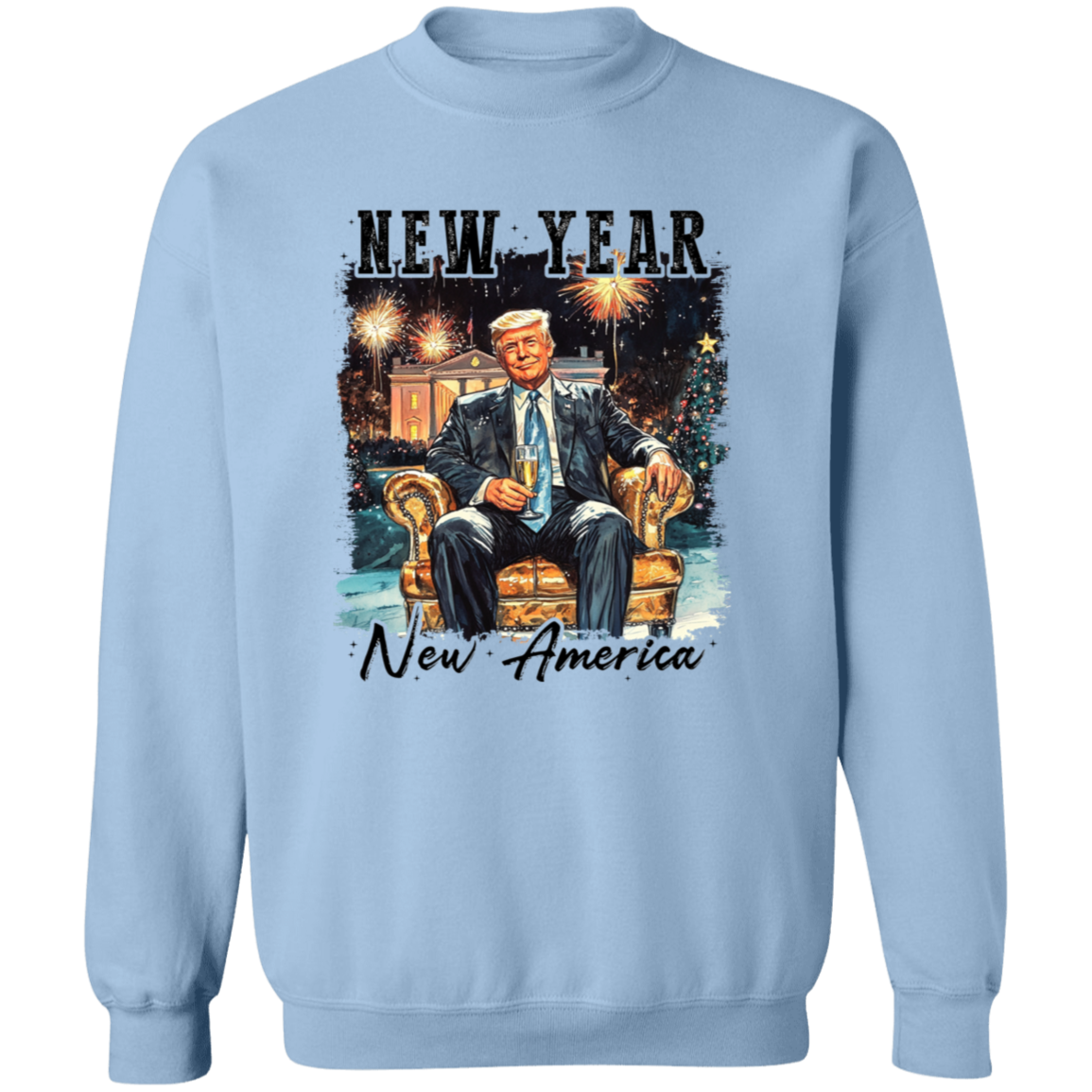 New Year New America President Donald Trump Shirt HA75 64280