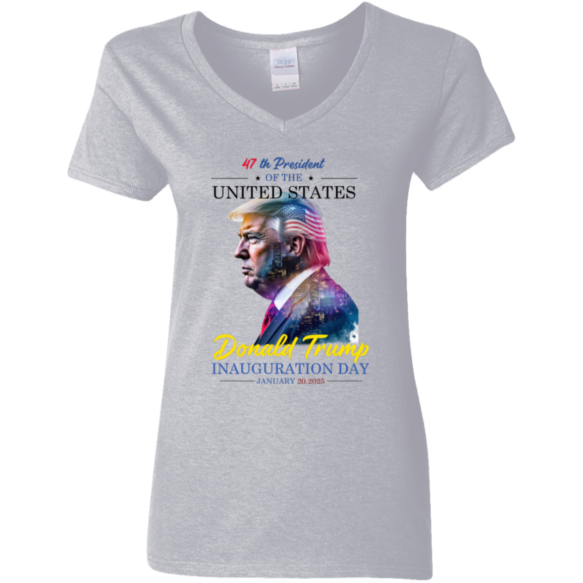 47th President of The USA Donald Trump Inauguration Day 2025 Bright Shirt CH07 67246