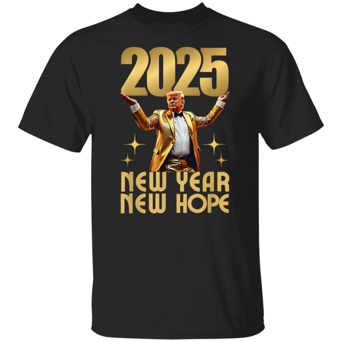 Funny Trump New Year New Hope Inauguration Party Celebration Dark Shirt LM32 65091