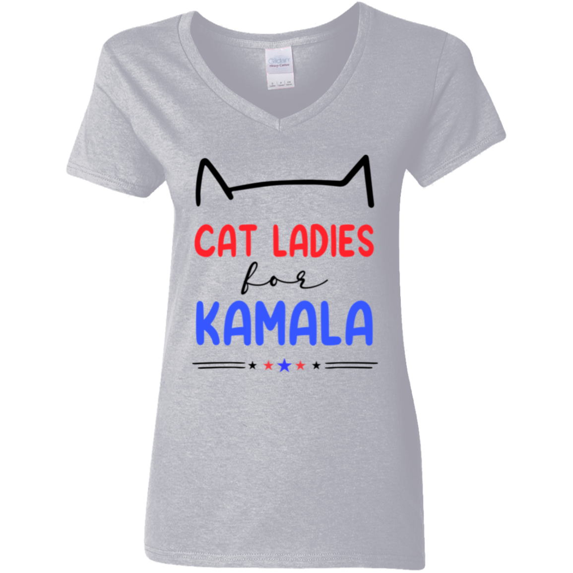 Cat Ladies For Kamala - Kamala Harris 2024 President Bright Shirt HA75 63342