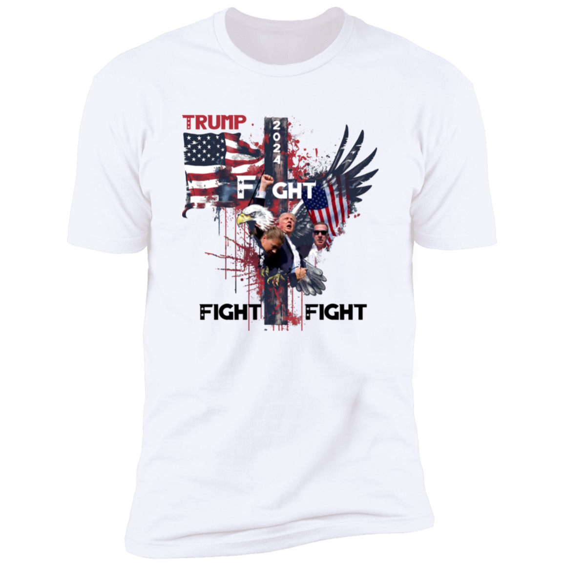 Trump Fight Fight Fight Bright Shirt HO82 65394