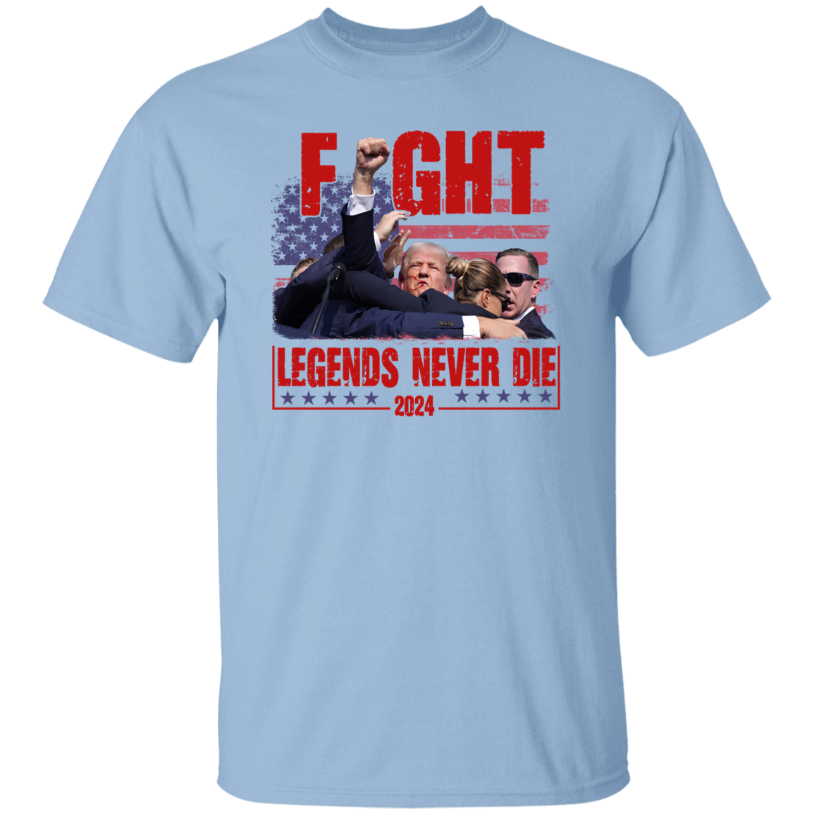 Trump F**ht - Legends Never D** 2024 Bright Shirt HA75 63128