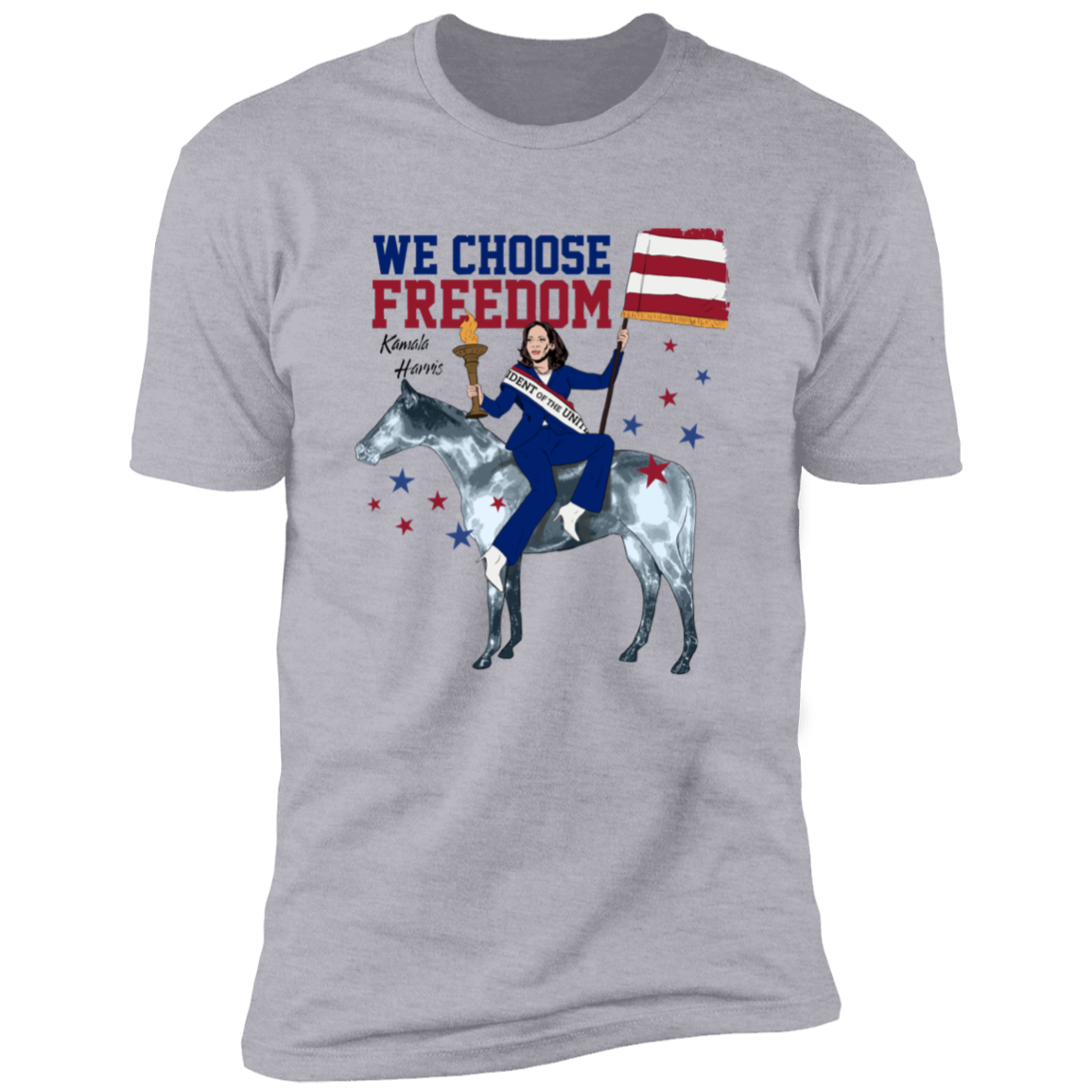Kamala Harris We Choose Freedom Bright Shirt HA75  63486