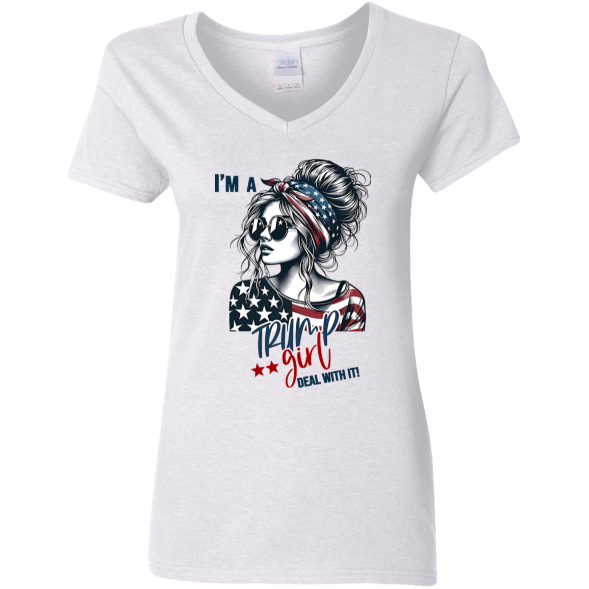 I'm A Trump Girl Deal With It Bright Shirt TH10 63543
