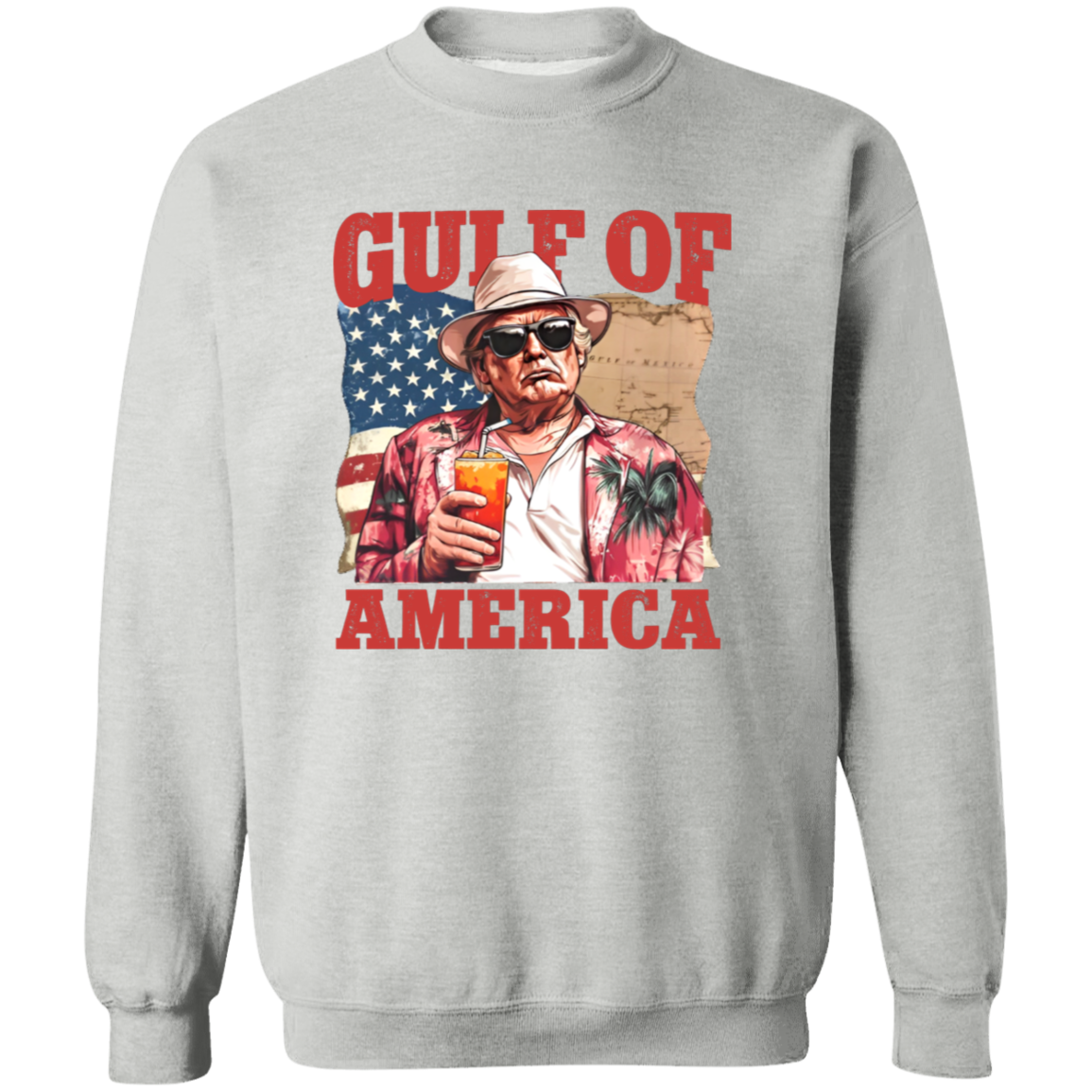 President Trump Gulf of America, Gulf of Mexico to Gulf of America Dark Shirt HA75 64330