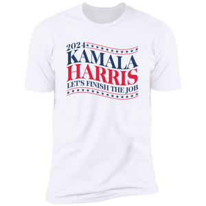 2024 Let's Finish The Job Kamala Harris Bright Shirt TH10 63385