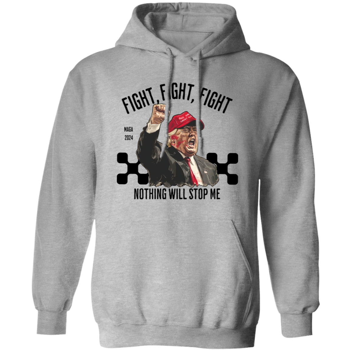 Fi**t Fi**t Fi**t Nothing Will Stop Me Donald Trump Shirt TH10 63039