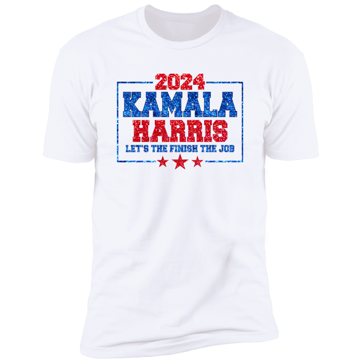 Kamala Harris Let's Finish The Job Bright Shirt TH10 63387