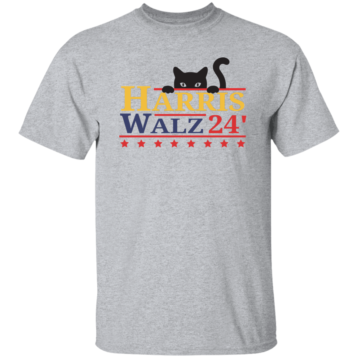 Harris Walz 2024 Cat Bright Shirt TH10 63347